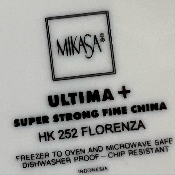 lMIKASA HK252 Florenza ULTIMA + Super STRONG Fine China COFFEE TEA Cups SET of 2 - Picture 6 of 11